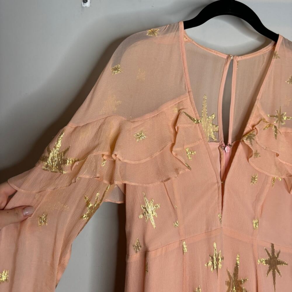 For Love & Lemons Gilded Star Mini Dress - Picture 6 of 12